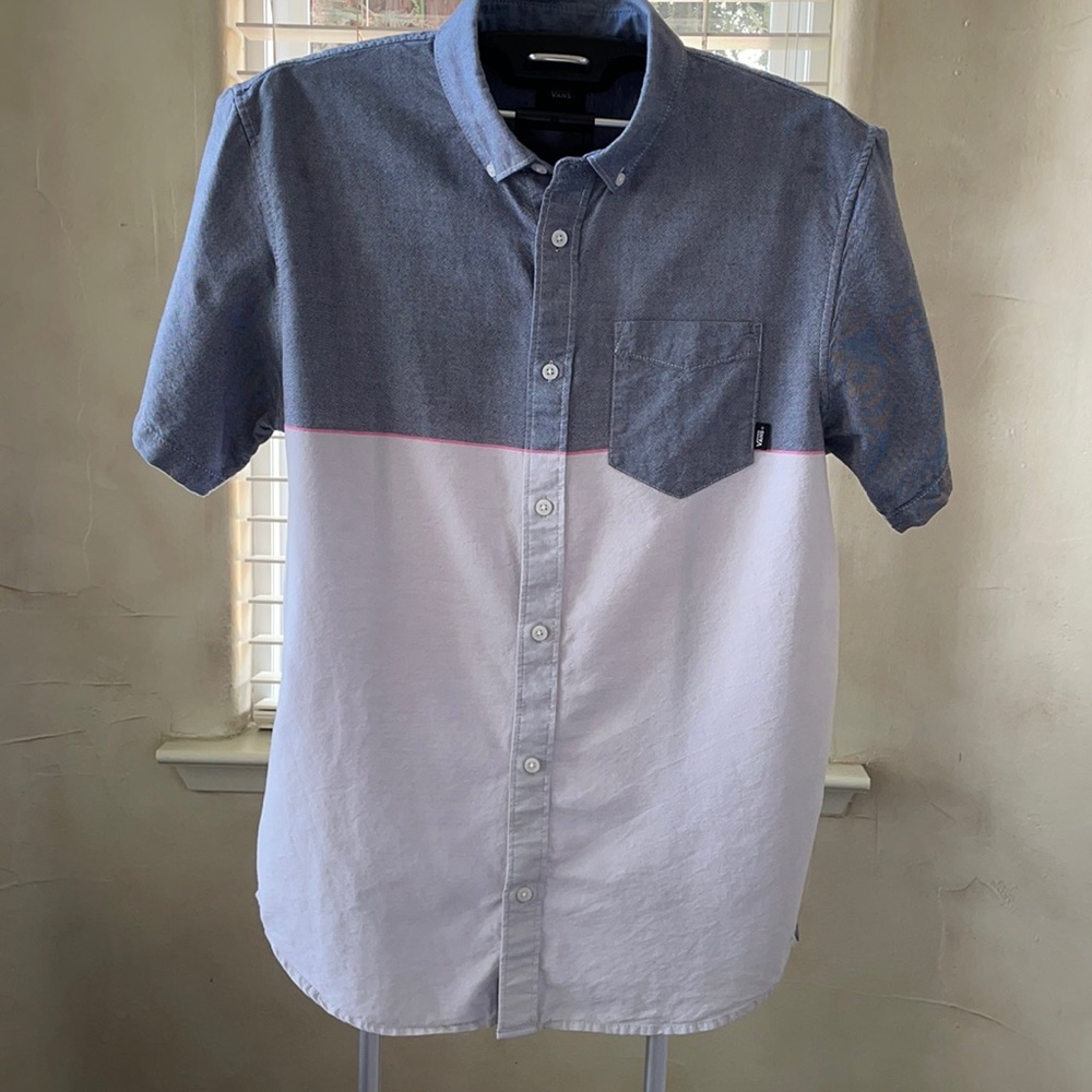 Vans Button Up Shirt Size Medium